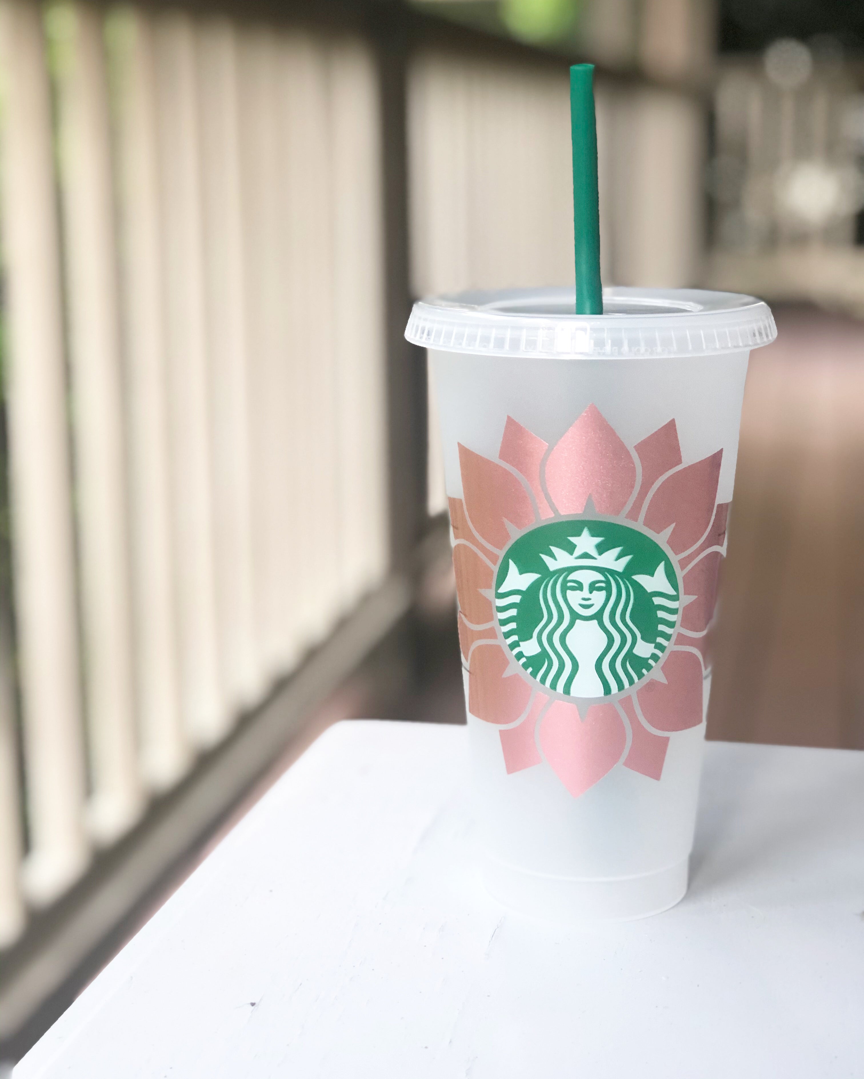 Softball Starbucks Cold Cup – Cherry Pit Designs