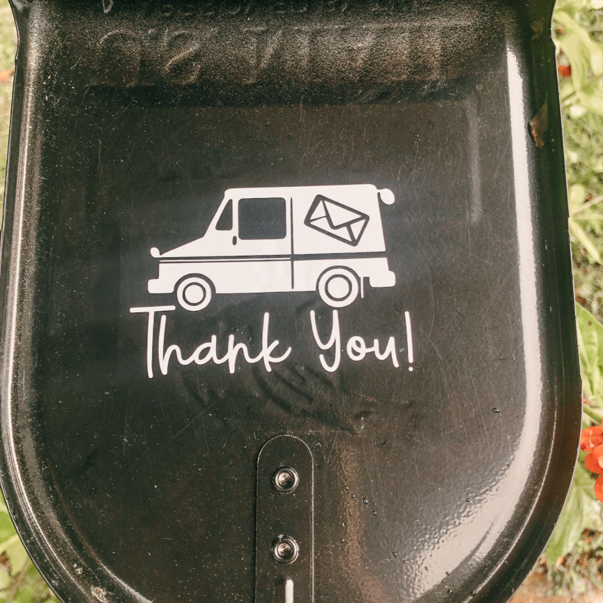Mail Carrier Thank You Decal