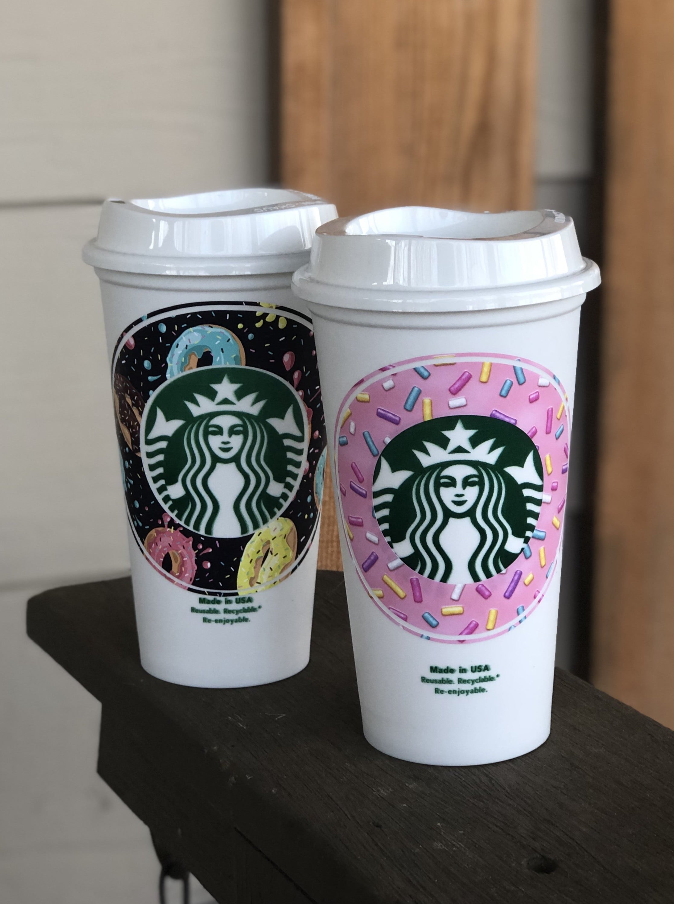 Pink Sprinkles Cold or Hot Cup