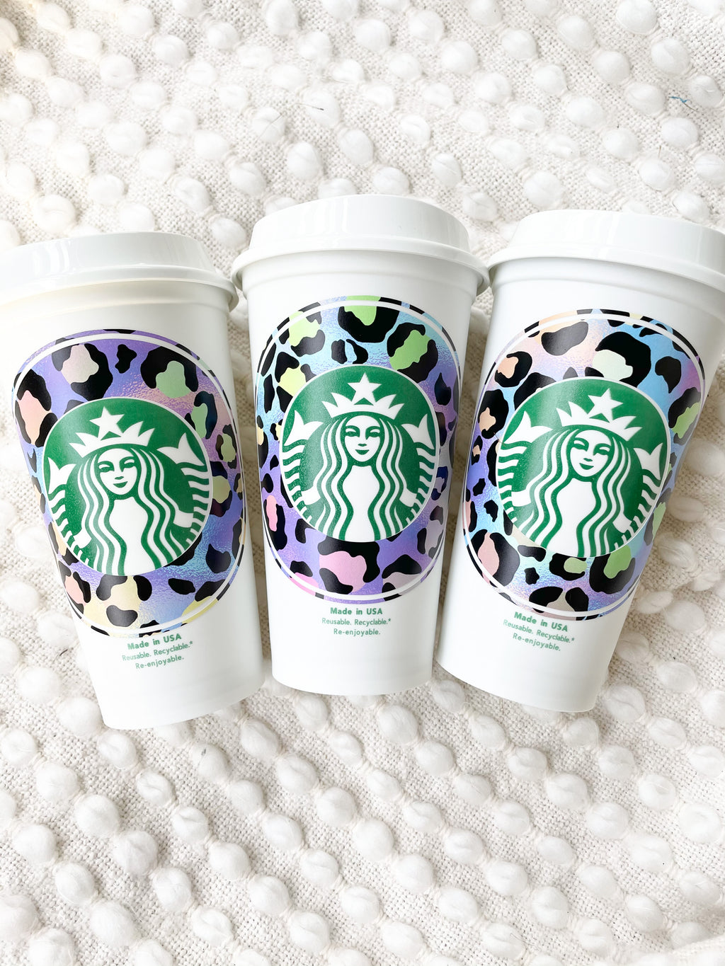 Pastel Lisa Frank Cold or Hot Cup