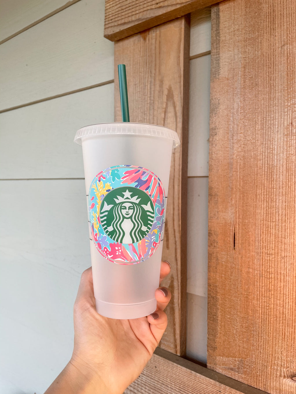 Lily Pulitzer Inspired Cold or Hot Cup