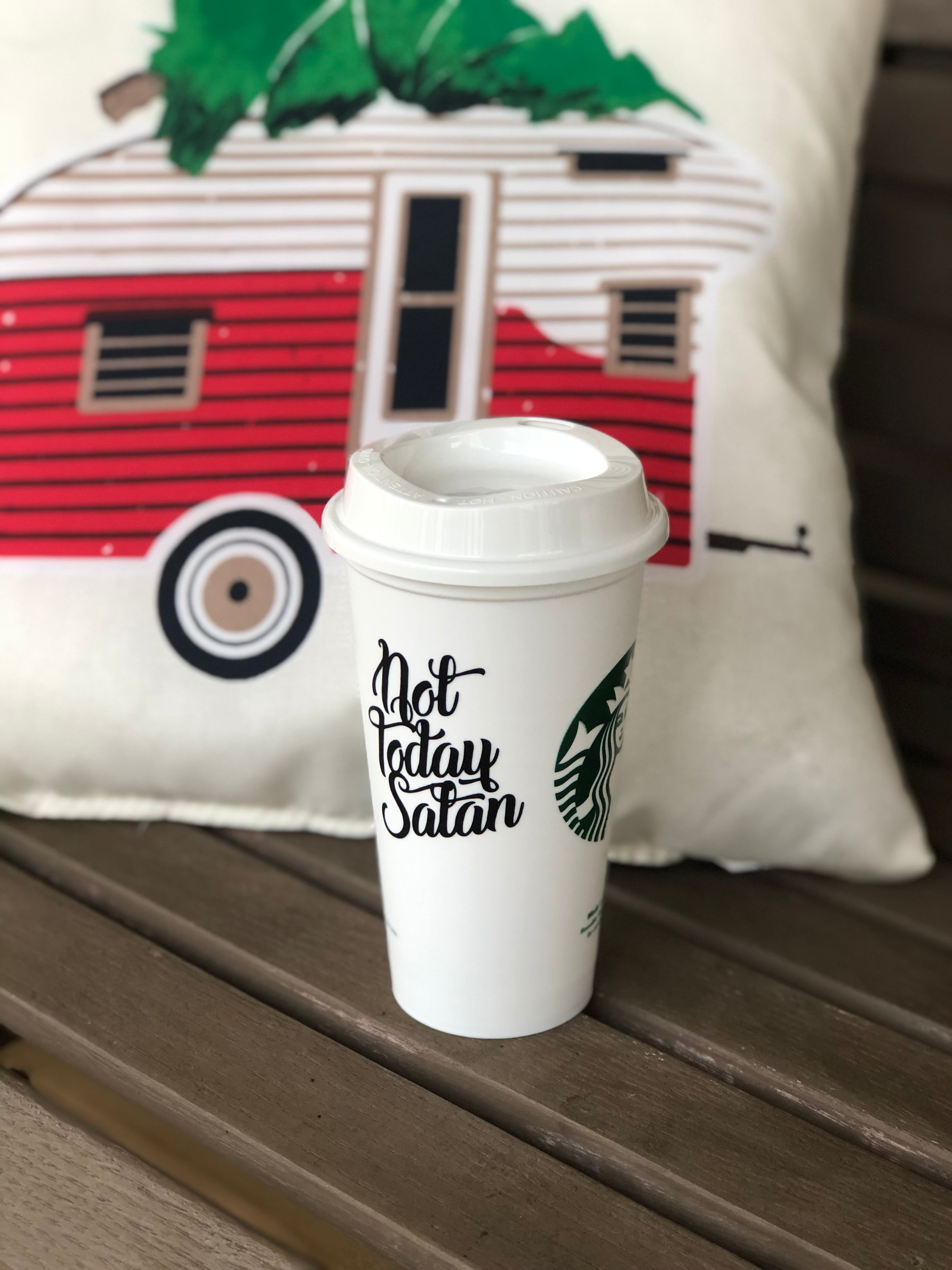 Mama Needs Coffee & Not Today Satan Hot Cup