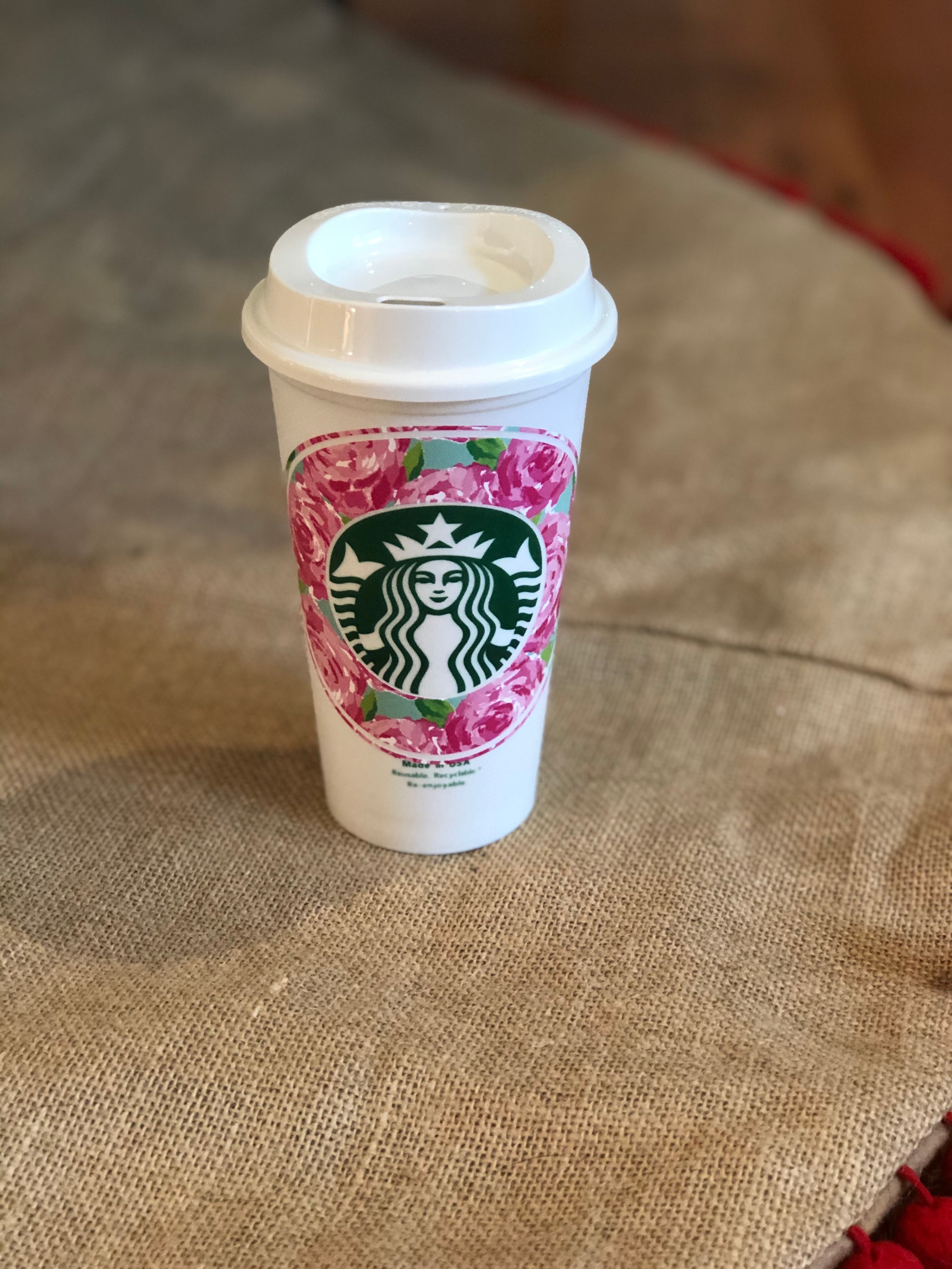Lily Rose Cold or Hot Cup