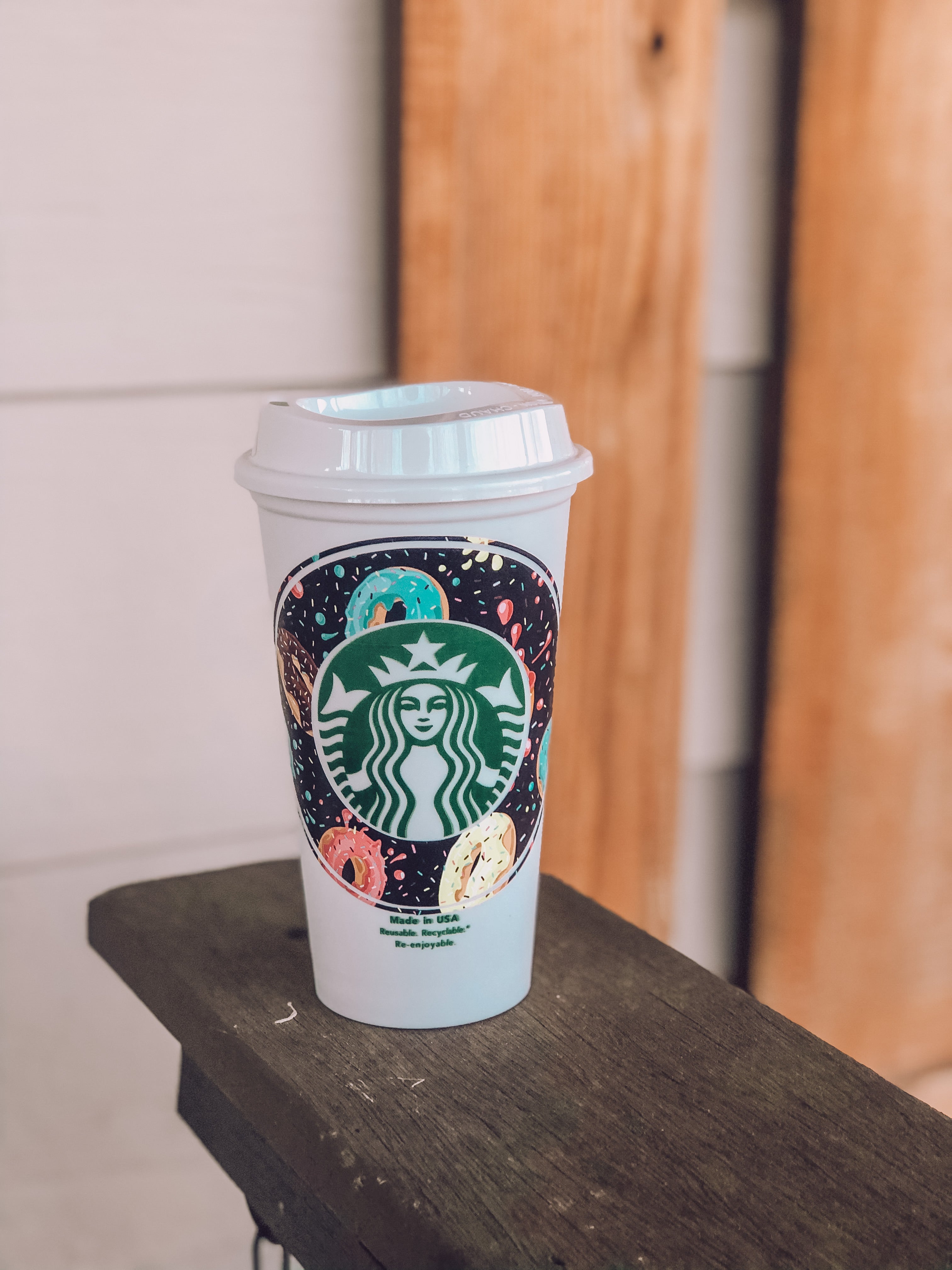 Donut Galaxy Hot or Cold Cup