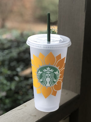 Sunflower Cold or Hot Cup