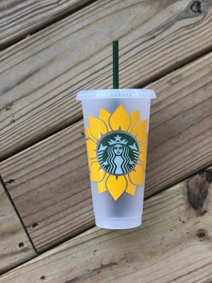 Sunflower Cold or Hot Cup